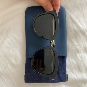 Le Specs Caliente 53mm Cat Black Sunglasses